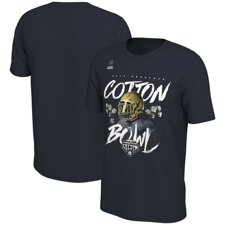 Notre Dame Fighting Irish Nike College Football Playoff 2018 Cotton Bowl Bound Illustration T-Shirt - Navy