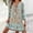 Sky Blue, variant on MORTTIC Women's Elegant V-Neck Floral Print Dress with Tassel Bow Tie - Fitted Woven Dress