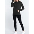 thumbnail image 5 of ClothingAve. Women's Long Sleeve French Terry Hoodie Top w/ Kangaroo Pocket Female Hoodie, 5 of 7