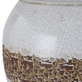 thumbnail image 6 of Uttermost Poul Ceramic and Fabric Crackled Table Lamp in Brown and Gray, 6 of 7