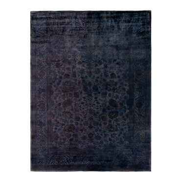 Fine Vibrance, One-of-a-Kind Hand-Knotted Area Rug - Gray, 8' 3" x 10' 5"