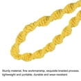 thumbnail image 4 of Unique Bargains Wrist Lanyard for Keys, Braided Twisted Keyring Hand Wrist Lanyards, Yellow, 4 of 5