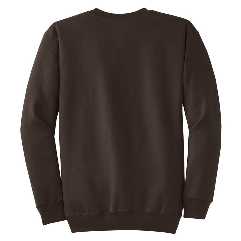 Dark brown sweatshirt sales