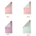 thumbnail image 4 of Dishcloth Thickened Microfiber Cloth Rags Reusable Washcloth Water-absorbing Dishes Plate Tableware Towel House-working Pink Coffee, 4 of 7