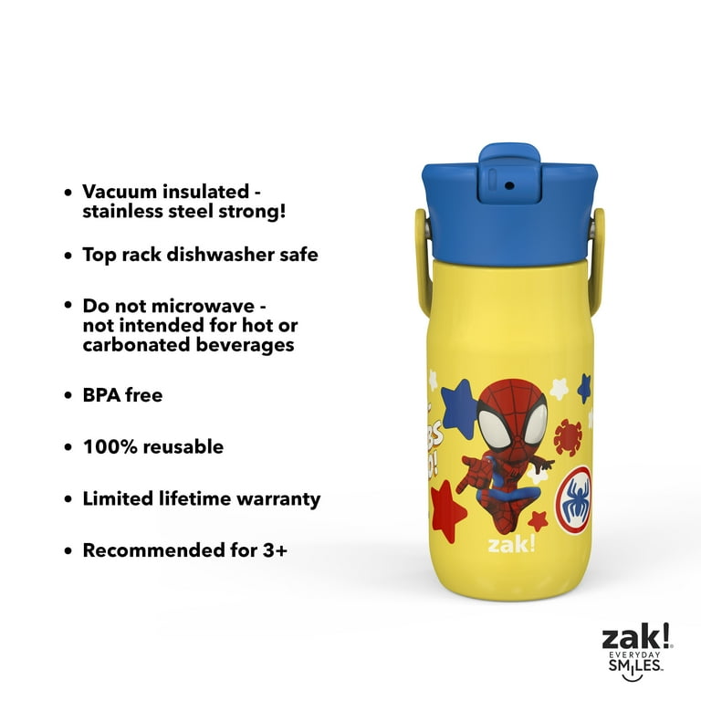 Zak Designs 14oz Spider-Man Marvel Super Hero Kids' Insulated 