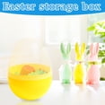 thumbnail image 6 of HIELLFQ Easter Eggs Giant Clear Empty Storage Box, 11.8" Plastic Easter Eggs Ornament Storage Box for Candy Toys Crafts, Easter Egg Large Fillable for Easter Basket Stuffers, 6 of 9