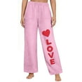 thumbnail image 5 of Elvqul Pajamas Pants for Women,Pajamas for Ladies,Pants Only Soft Holiday Winter Flannel Comfortable,Pink,Size 2XL, 5 of 5