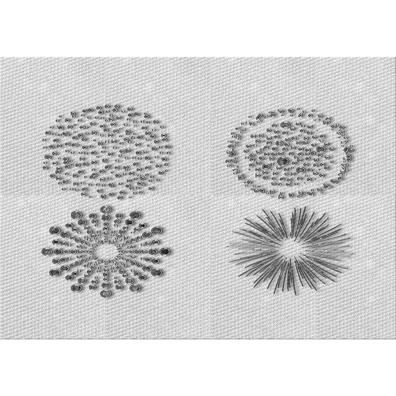 Ahgly Company Indoor Rectangle Patterned Platinum Gray Area Rugs, 5' x 8'