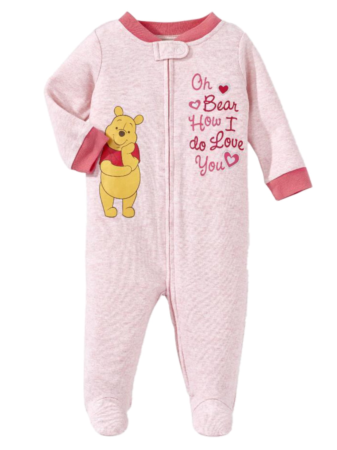 6 months  Brand New Disney Winnie the Pooh Fleece Sleepsuit .Boy Girl  Newborn