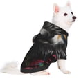 thumbnail image 2 of Fotbe Vintage Wolf Warrior Sudadera con Estampado para Perros Pequeños – Suéter con Capucha para Mascotas, Tela Suave de Forro Polar con Bolsillo-Small, 2 of 7