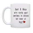 thumbnail image 2 of ThisWear Best Aunt Gifts Aunt & Niece Rarely Apart Mother's Day Gifts for Aunt 11 ounce Coffee Mug, 2 of 4