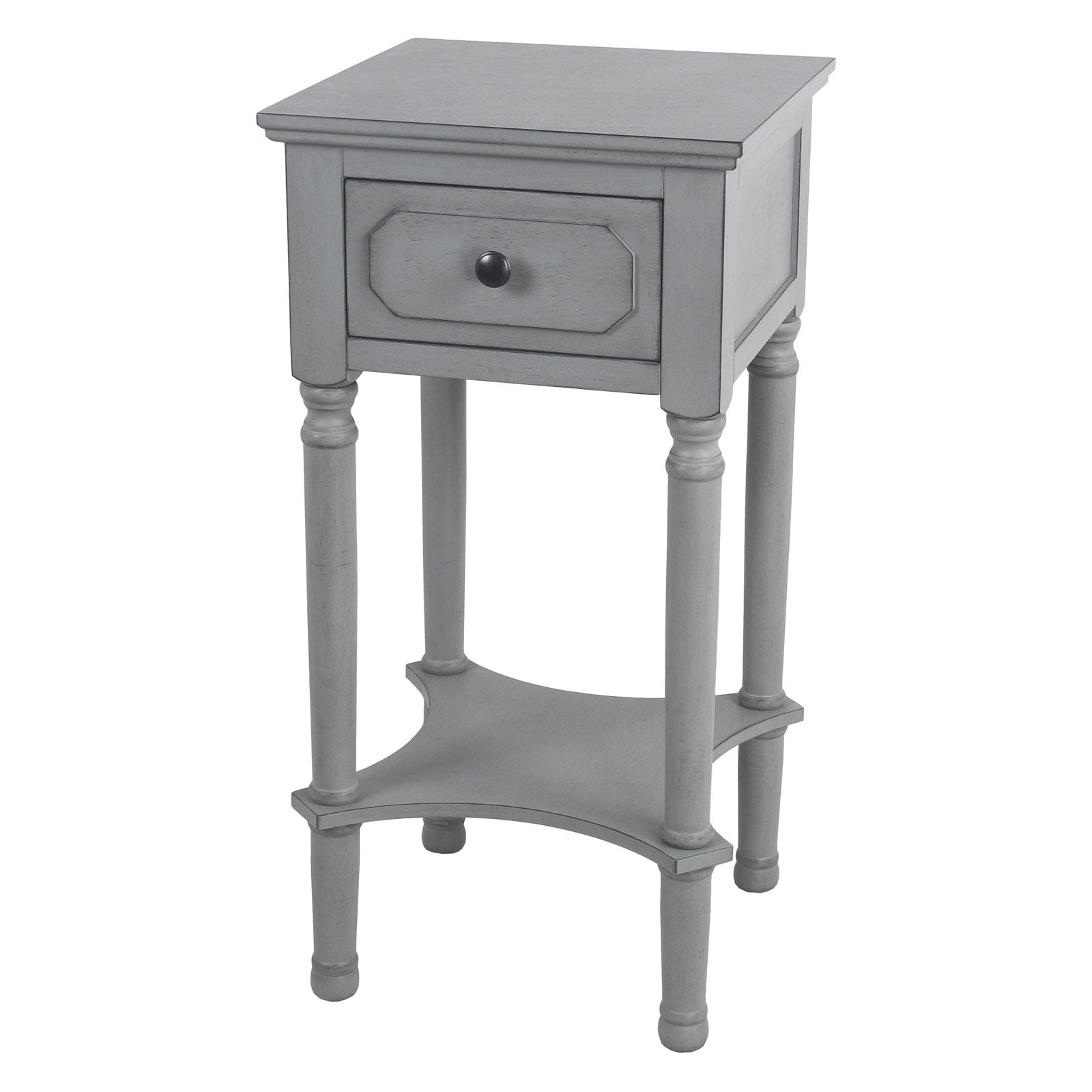Privilege International 1 Drawer Square Accent Table