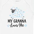thumbnail image 4 of Inktastic My Granna Loves Me Lamb Boys or Girls Baby Bodysuit, 4 of 5