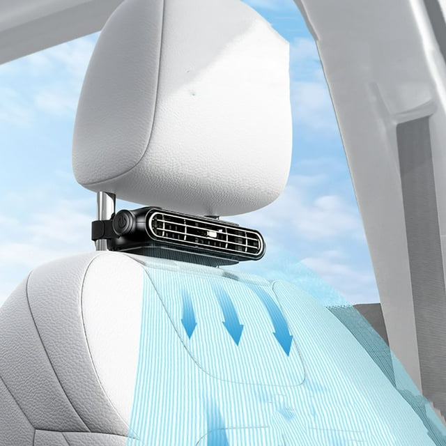 Wzzjkit Essentiels Ménagers Câble USB Coussin Arrière de Voiture 3 Vitesses Ventilateur Sans Pales
