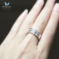 thumbnail image 2 of Cubic Zirconia / Sterling Silver 925 Ring / Rhodium plated Nickel-Free / MadDuckJewels RG1524 / Thailand Jewelry, 2 of 4