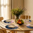 thumbnail image 3 of Round Placemats Abstract Cloud 15 inch Set of 4 Table Mats for Dining Table Pink Blue Heat Resistant Non-Slip Kitchen & Home Decorative Place Mat Set, 3 of 8