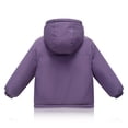 thumbnail image 3 of Usaibhir Toddler Kids Boys Winter Coat Girls Down Jacket Hooded Fleece Outwear Padded Puffer Jacket With Pockets 2-12T, 3 of 8