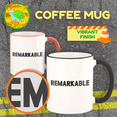 thumbnail image 3 of Oscar Wilde Quote #159 - Funny Humor 11oz Red Handle Coffee Mug Cup, 3 of 6
