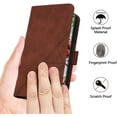 thumbnail image 3 of for iPhone 13 Wallet Case/iPhone 14 Case Wallet,[Kickstand] [Wrist Strap] [Card Holder Slots] TPU Interior Protective Leather Flip Cover for iPhone 14/13 (Brown), 3 of 14