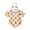 Beige, variant on Staki Newborn Baby Girl Smocked Halloween Outfit Infant Plaid Bubble Romper Embroidery Fall Clothes(Beige,3-6 Months)