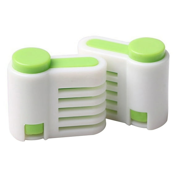 2Pcs DIY Adjustable Cake Bread Cutter 5 Layers Slicer Leveler Kitchen Gadget