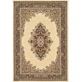 thumbnail image 1 of Unique Loom 3128724 6 9 feet (6' x 9') Mashad Area Rug, 6 x 9, Ivory/Brown, 1 of 1