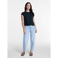 thumbnail image 3 of Time and Tru Women's Twist Front Top, Sizes XS-XXXL, 3 of 6
