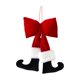 thumbnail image 2 of Long Velvet Christmas Tree Pendant Window Hanging Ornaments, Christmas Tree Decoration Pendant, Elegant Velvet Fabric, Festive Holiday Decor, for Living Room, Metal Frame, for Bedroom, 2 of 9
