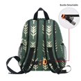 thumbnail image 5 of FORMRS School Backpack with Front Zippered Pocket 12" Student Travel Daypack, Dark Green Leaves, 5 of 6