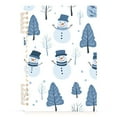 thumbnail image 7 of FORMRS 1-Subject Spiral Notebook 8" x 5" College Ruled 60 Refillable Sheet, 2 Pack, White Snowman, 7 of 7