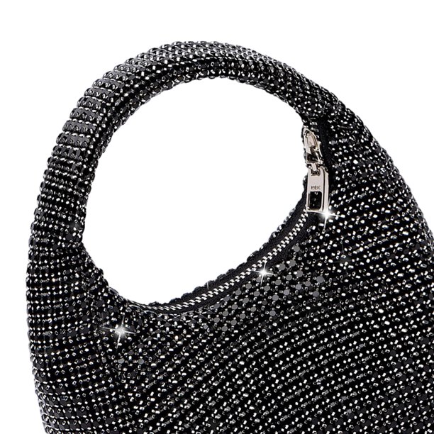 Bolsos Brillantes para Mujer Monedero Versátil Con Diamantes Imitación Cartera ()