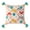 1, variant on Morocco Throw Pillow for Colorful Rhombus Tufted Tsels Cushion Cover
