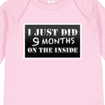 thumbnail image 4 of Inktastic 9 Months on the Inside Boys or Girls Long Sleeve Baby Bodysuit, 4 of 5