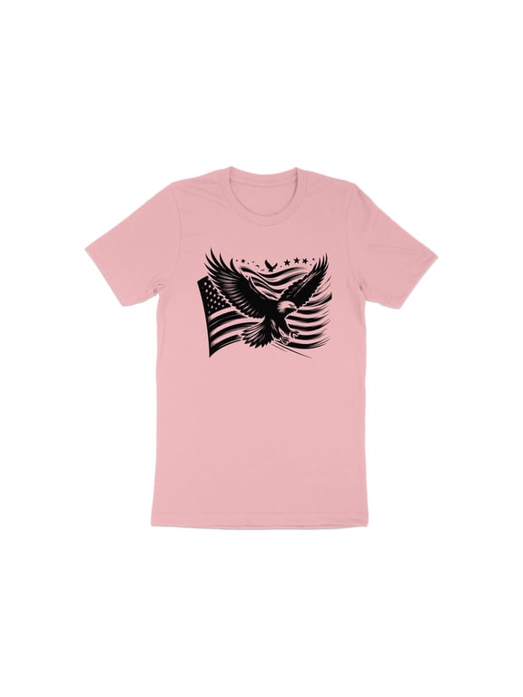 Flying Bald American Eagle Bird 4th of July Patriotic Gift T-Shirt Bald Eagle Bird Wildlife Birthday Holiday Presents Men Women Kids Tshirt