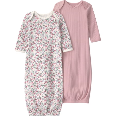 Carter's Child of Mine Baby Gown, 2-Pack, Sizes Newborn-0/3 Months