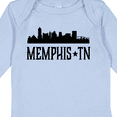 thumbnail image 4 of Inktastic Memphis Tennessee City Skyline Boys or Girls Long Sleeve Baby Bodysuit, 4 of 5