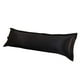 thumbnail image 1 of Funda de Almohada de Cuerpo Elegante de Seda Accesorio de Colores Diferentes DIY Negro 48x120cm Zulema Funda de almohada de cuerpo largo de seda, 1 of 7