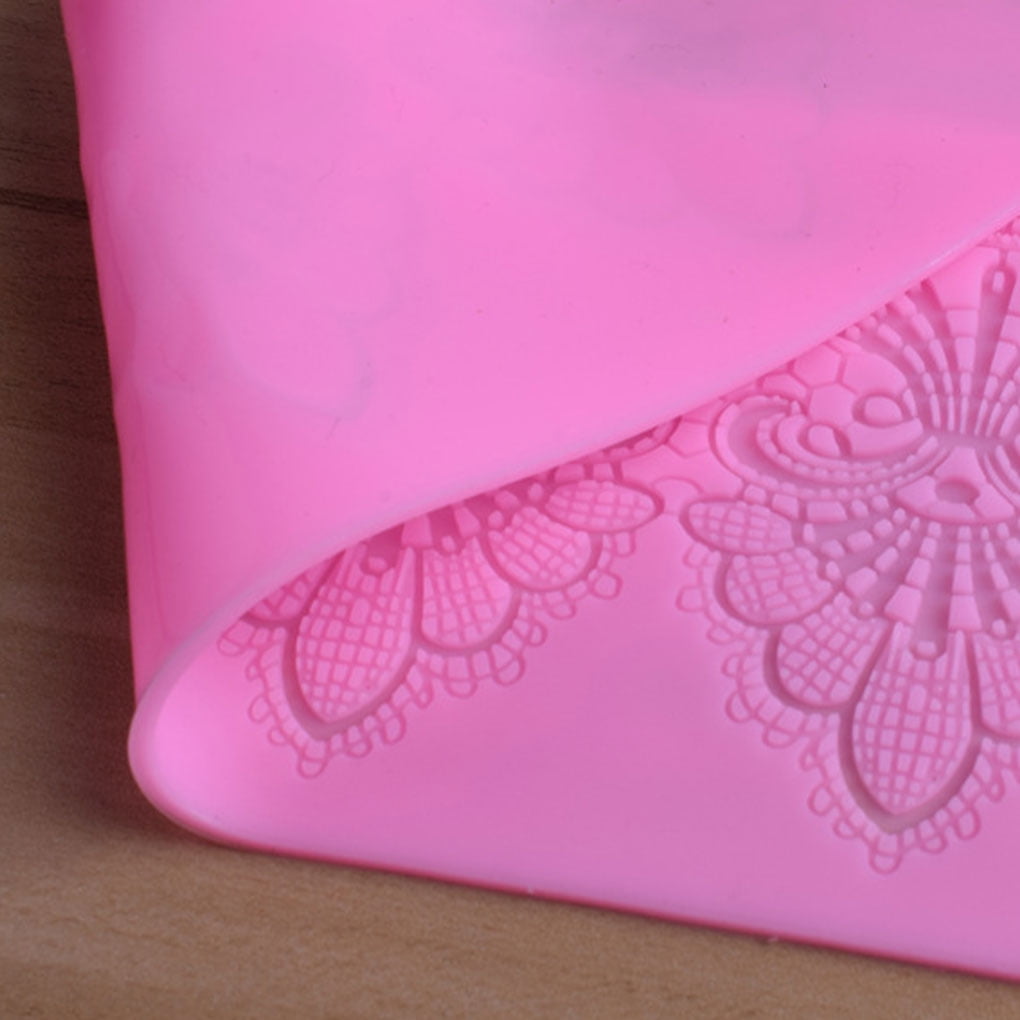 Vak Fleur Texture Forme Tapis De Moule à Gâteau, Moules En