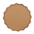 thumbnail image 2 of Kadyn 24" Wavy Round Accent Mirror, Decorative Wall Mounted Mirror for Home Bedroom Living Room Entryway, Premium Solid Wood Frame Design, Yellowish Brown Wood, 2 of 12