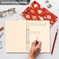thumbnail image 4 of FORMRS 1-Subject Spiral Notebook 8" x 5" College Ruled 60 Refillable Sheet A5 Hard Cover, 2 Pack, Christmas Ornaments Pattern, 4 of 7