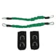 thumbnail image 2 of Correa para piernas, 2 piezas de correas para tobillos de fitness, correas para gimnasio, correa para tobillo con cable, elaboradas por expertos, 2 of 14