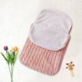 thumbnail image 3 of Saco de dormir forrado para bebés, niños y niñas, primavera, otoño e invierno, saco de dormir de cachemira de punto para bebés, carrito, edredón a prueba de patadas que no daña la piel, 3 of 5