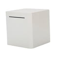 thumbnail image 4 of Hucha Zulema Caja para Ahorro de dinero Cerdito 20cmx20cmx20cm blanco, 4 of 8
