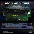 thumbnail image 5 of K87 Gaming Keyboard 3-mode Connection Hot Swappable RGB Backlit Keyboard for Laptop PC Green K87rgb Red-axis, 5 of 5