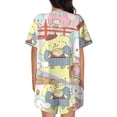 thumbnail image 3 of Lsque Sanrio Women's Short-Sleeved Pajama Set - 2 Piece Soft and Lightweight Sleepwear Set-3X-Large, 3 of 9