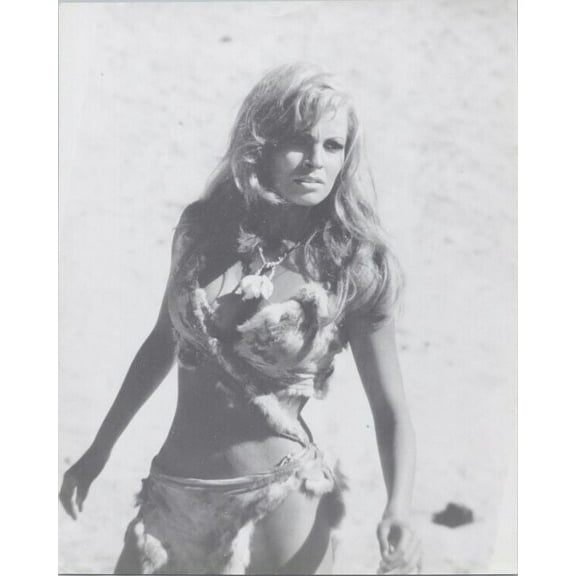 Raquel Welch classic in fur bikini and necklace One Million Years BC 8x10 photo