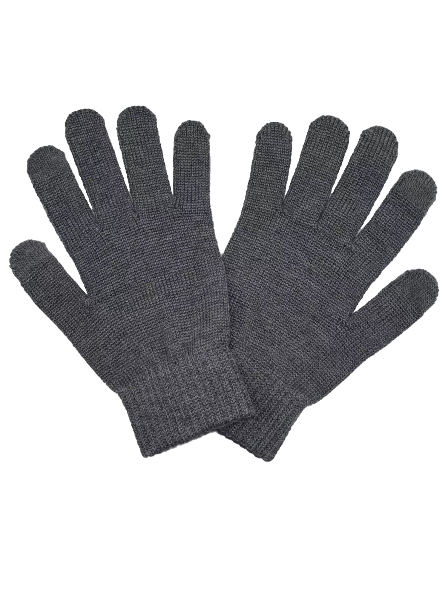 George Men's Knit Touch Glove,Charcoal Grey Heather