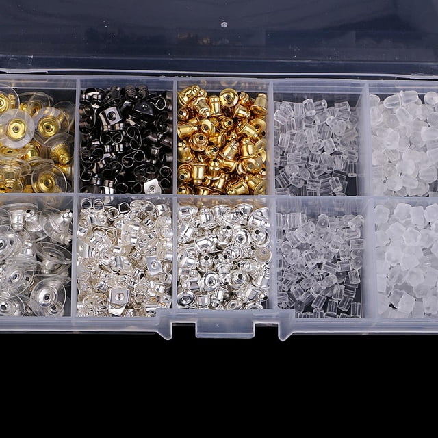 10 estilos de pendientes de pendientes , ldos de pendientes de moda Pendientes Clips traseros Pendientes de pendientes Mariposa Metal Cau Macarena Pendiente de nuevo