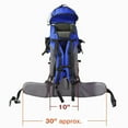 thumbnail image 6 of ClevrPlus  Premium Cross Country Baby Backpack Child Carrier Lightweight & Kid, 6 of 7