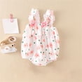 thumbnail image 4 of Akiihool Baby Girls' Clothing Summer Baby Short Sleeve Bodysuits Summer Outfits (Pink,0-6 Months), 4 of 5